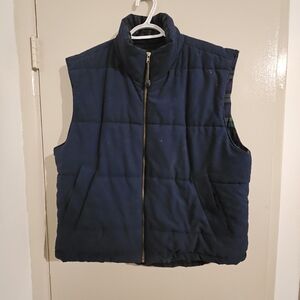 Women's Navy Blue Quilted Vest